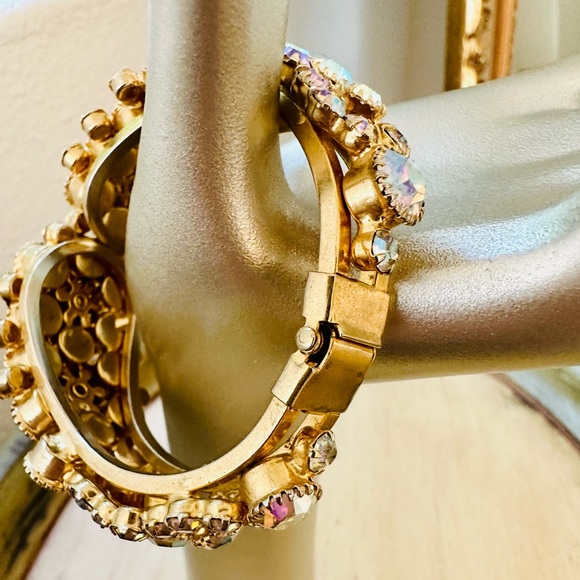 🔥 Vintage Juliana Aurora Borealis Rhinestone Bracelet - Picture 13 of 17